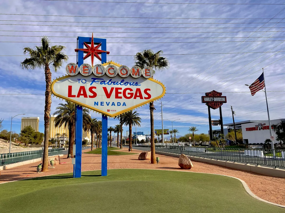 The Welcome to Fabulous Las Vegas sign